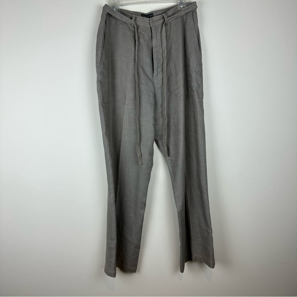 Banana Republic 100% linen high waisted pants size 12